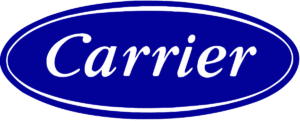 Carrier logo - تبمب تيك حلول تبريد وتسخين خزانات المياه والمسابح والجاكوزي
